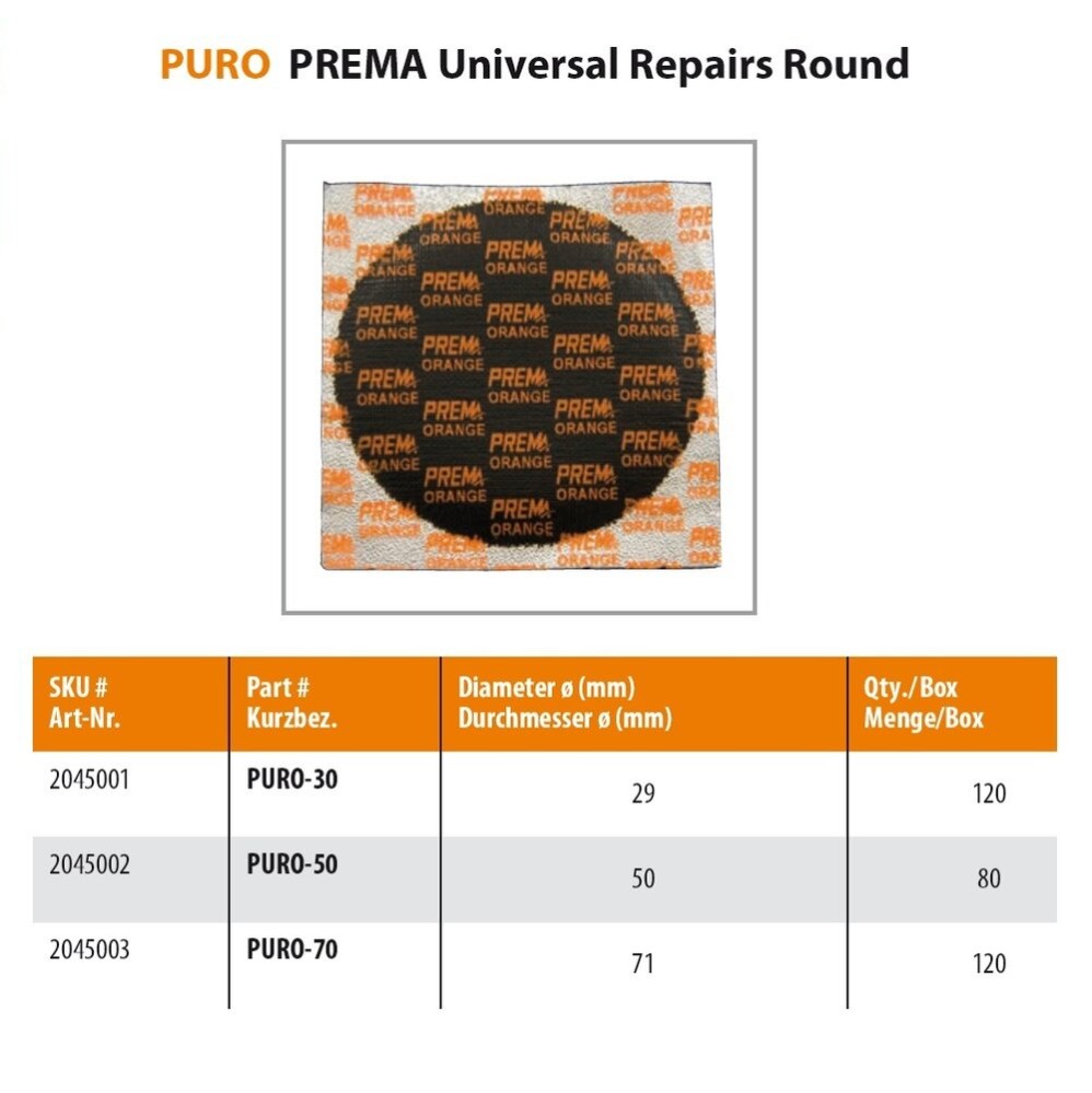 PREMA PURO-50 Ø50mm (1gab.)