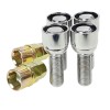 Sfēriskas riteņu drošības skrūves M14x1,5x28 mm C-BLOCK