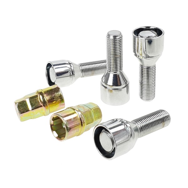 Riteņu drošības skrūves M12x1,25x28 mm C-BLOCK
