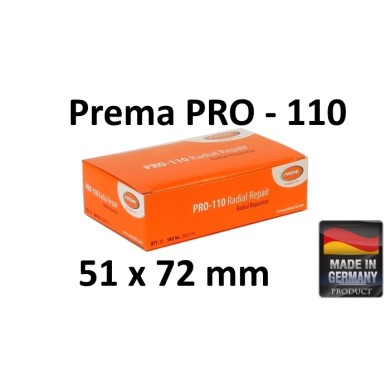 Radialās riepas ielāps Prema PRO-110 (kastīte, 20 gab.)